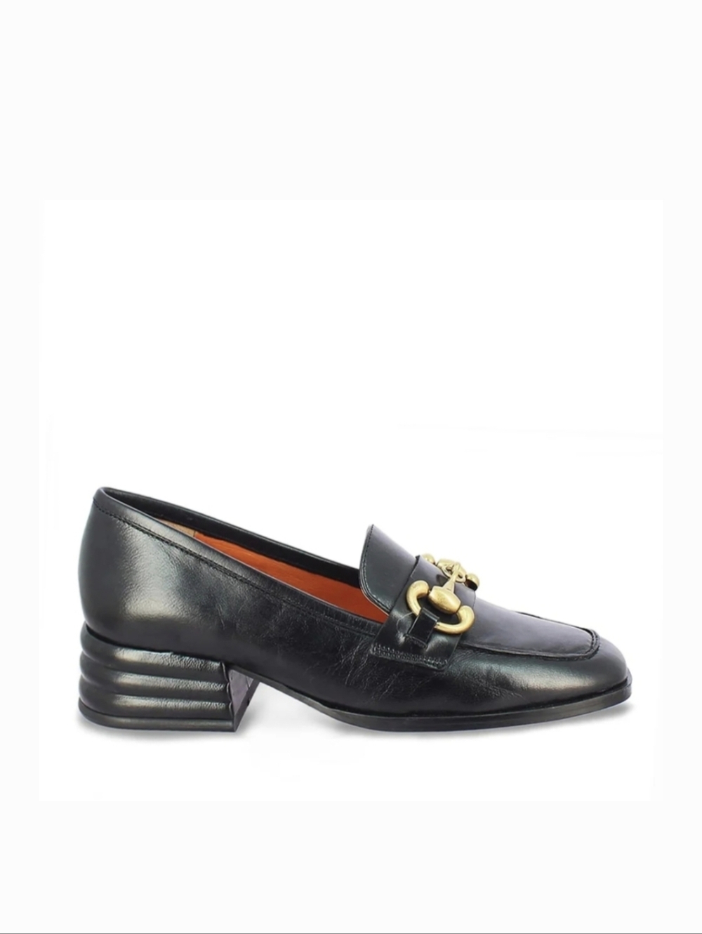 Saint G Jenny Black Leather Loafers Size 10